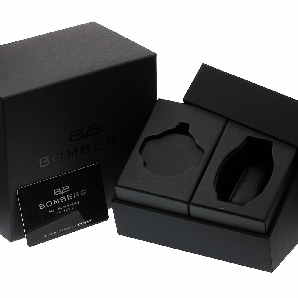 BOMBERG BS45CHPBR.049-3.3 BOLT-68 Chroma 2 Date Quartz Men's Watch Unused with Box and Warranty.