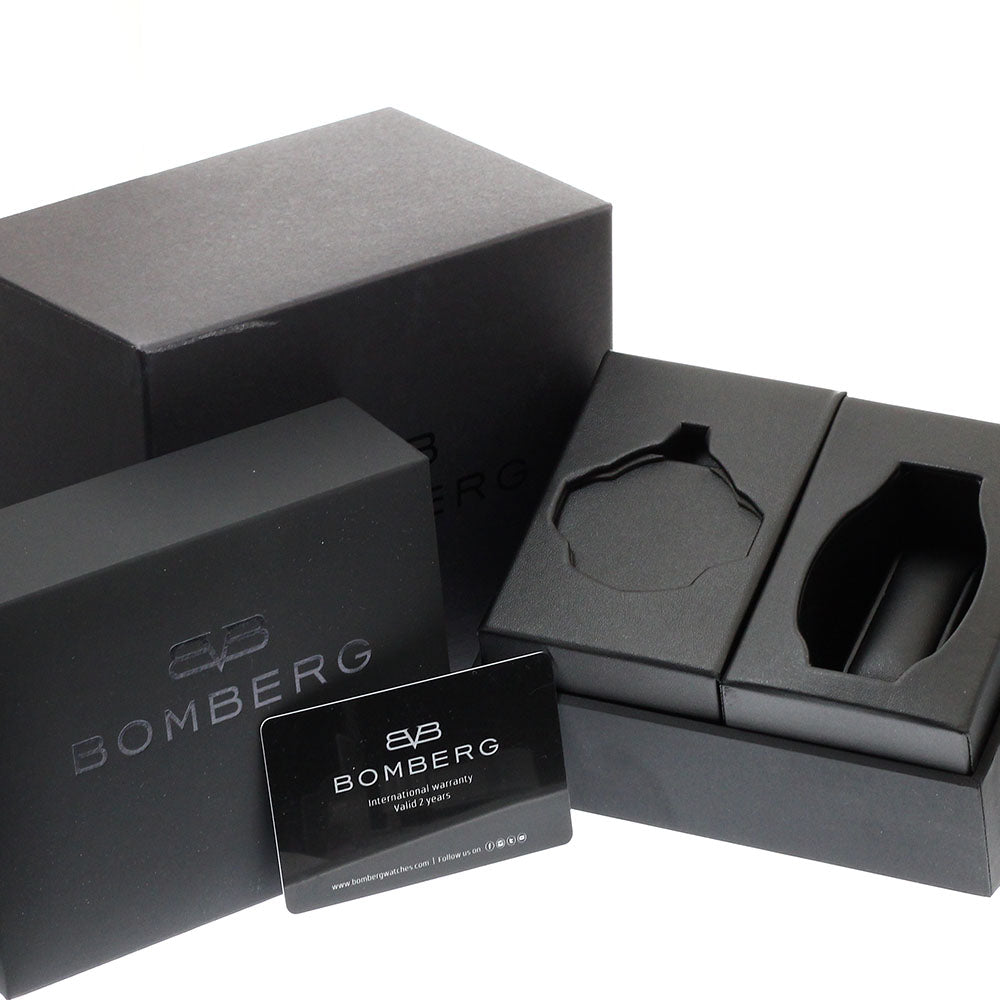 BOMBERG BS45CHSP.050-11.3 BOLT-68 Neon Chronograph Date Quartz Men's Watch Unused with Box and Warranty.