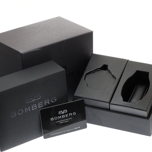 BOMBERG BS45CHSP.050-11.3 BOLT-68 Neon Chronograph Date Quartz Men's Watch Unused with Box and Warranty.