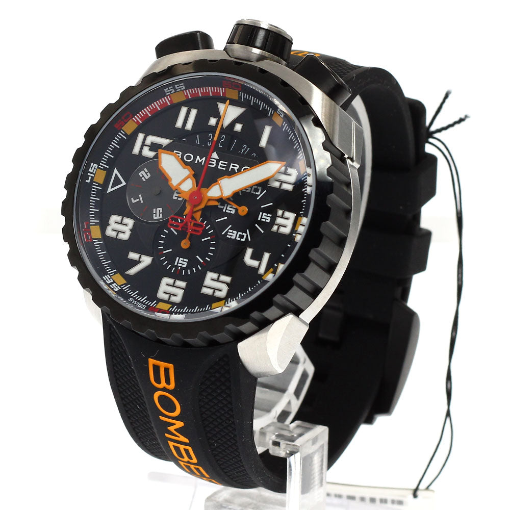 BOMBERG BS45CHSP.050-11.3 BOLT-68 Neon Chronograph Date Quartz Men's Watch Unused with Box and Warranty.