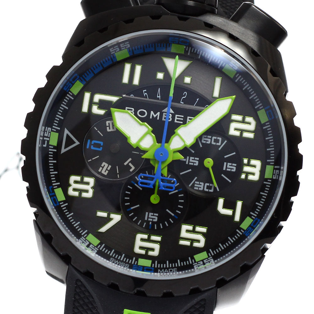 BOMBERG BS45CHPBA.050-10.3 BOLT-68 Date Chronograph Quartz Men's Watch Unused with Box and Warranty.