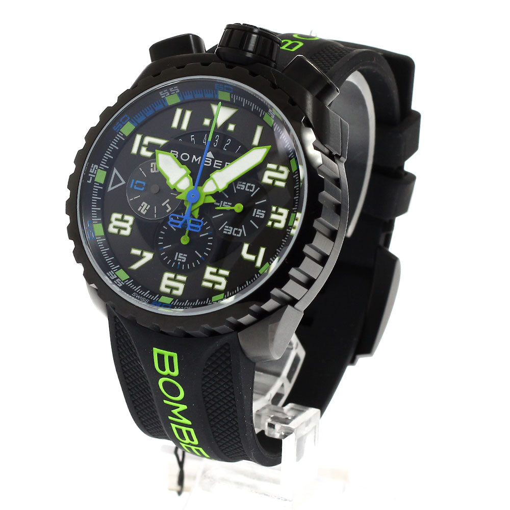 BOMBERG BS45CHPBA.050-10.3 BOLT-68 Date Chronograph Quartz Men's Watch Unused with Box and Warranty.
