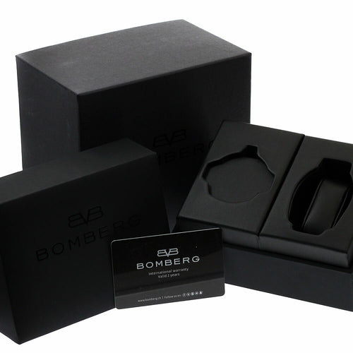 BOMBERG BS45CHPBA.050-6.3 BOLT-68 Chronograph Date Quartz Men's Watch Unused with Box and Warranty.