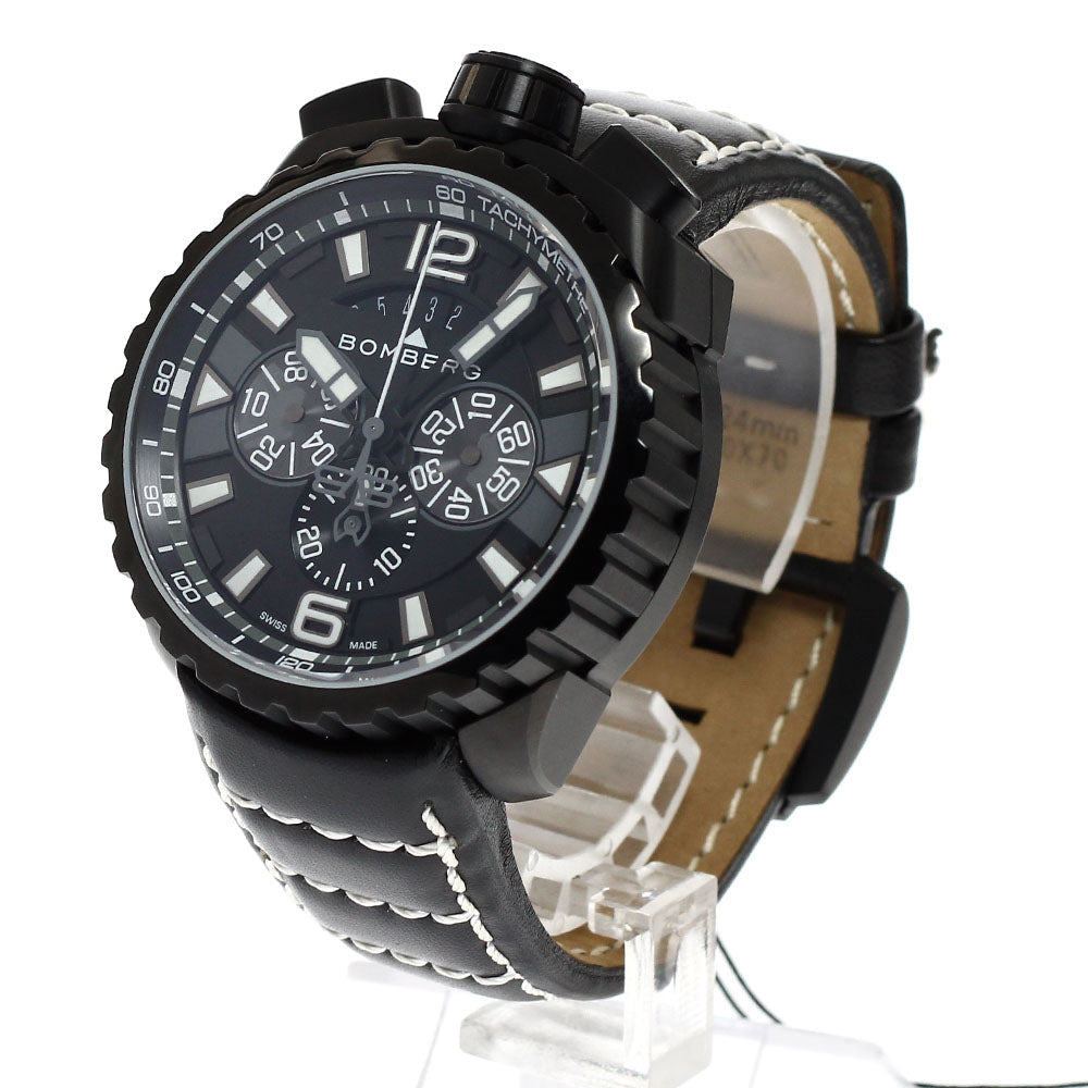 BOMBERG BS45CHPBA.050-6.3 BOLT-68 Chronograph Date Quartz Men's Watch Unused with Box and Warranty.