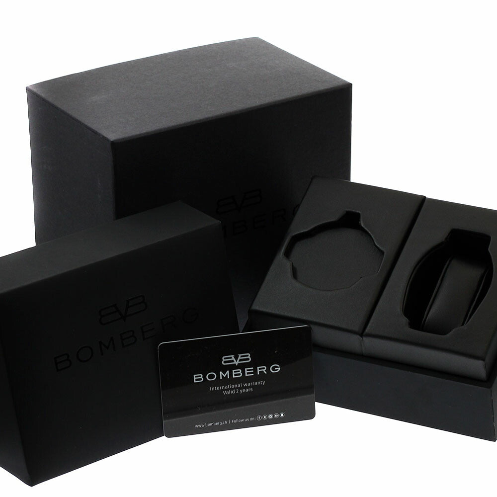 BOMBERG BS45CHPPKBA.050-1.3 BOLT-68 Chronograph Date Quartz Men's Watch Unused with Box and Warranty.