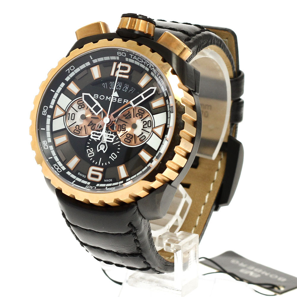 BOMBERG BS45CHPPKBA.050-1.3 BOLT-68 Chronograph Date Quartz Men's Watch Unused with Box and Warranty.