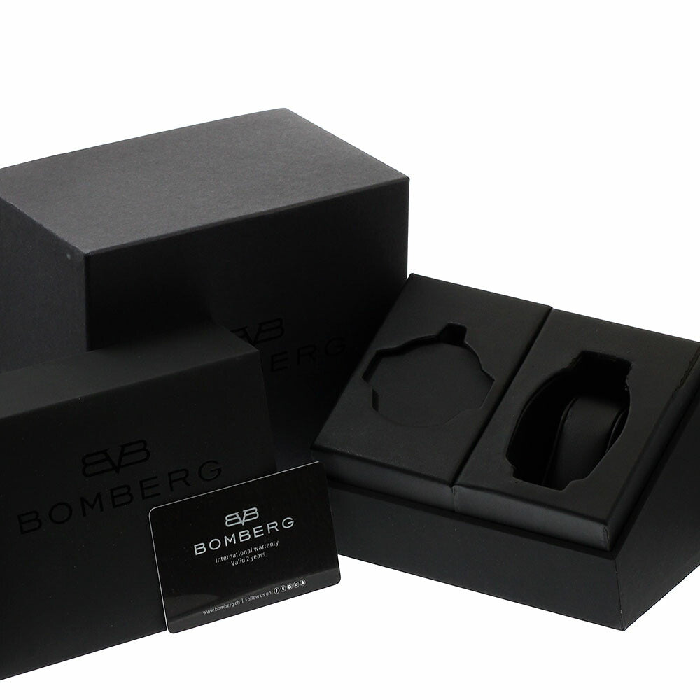 BOMBERG BS45CHPBRBA.050-2.3 BOLT-68 Chronograph Date Quartz Men's Watch Unused with Box and Warranty.