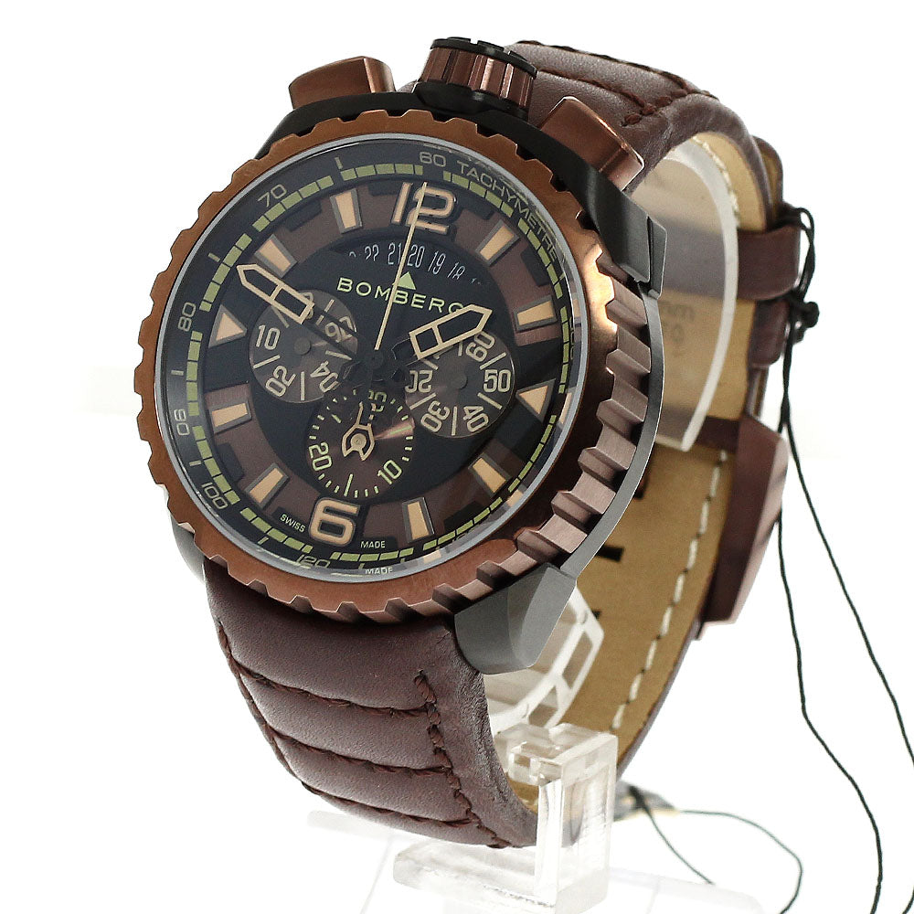 BOMBERG BS45CHPBRBA.050-2.3 BOLT-68 Chronograph Date Quartz Men's Watch Unused with Box and Warranty.