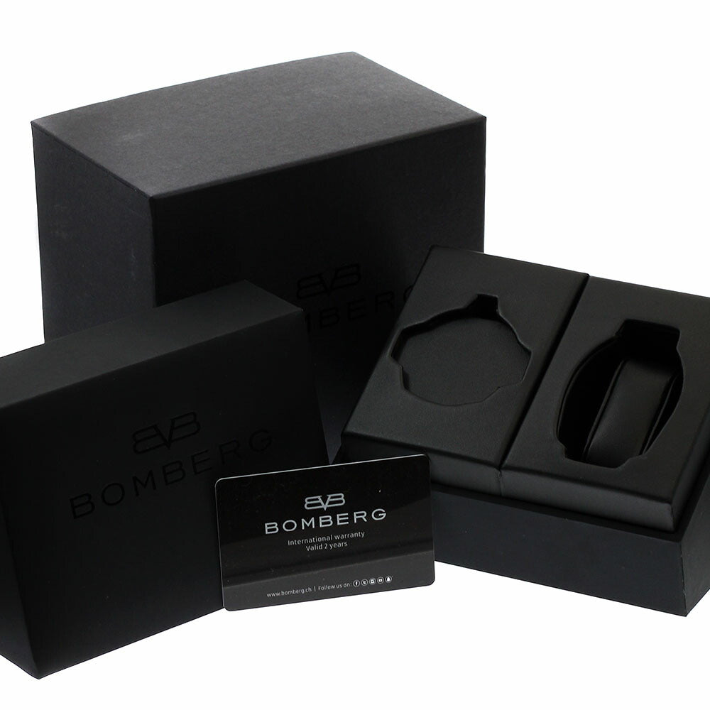 BOMBERG BS45CHSP.050-4.3 BOLT-68 Chronograph Date Quartz Men's Watch Unused with Box and Warranty.