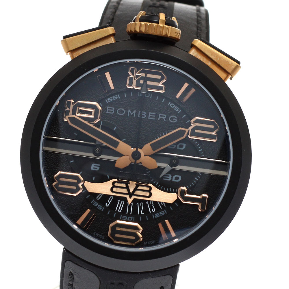 BOMBERG RS45CHPBA.5.3 1968 Chronograph Date Quartz Men's Watch Unused with Box and Warranty Card