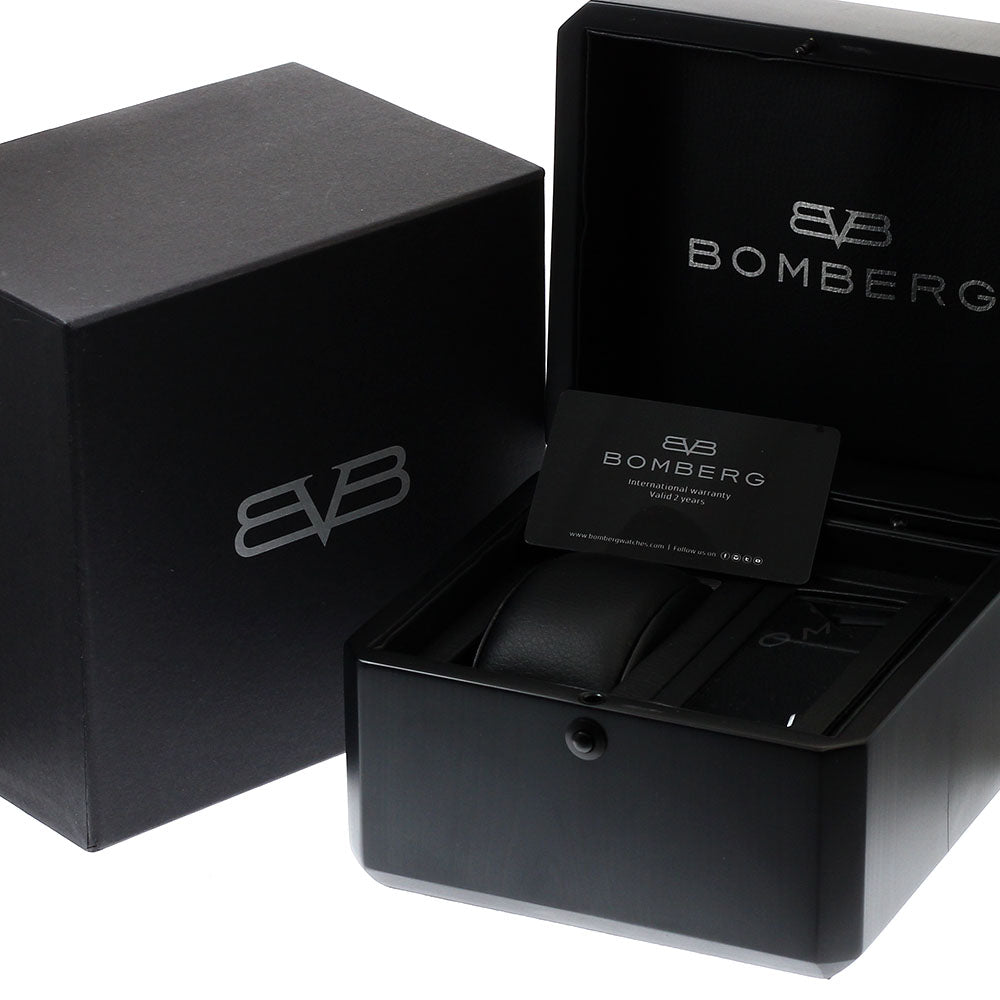 BOMBERG RS45CHPBA.5.3 1968 Chronograph Date Quartz Men's Watch Unused with Box and Warranty Card