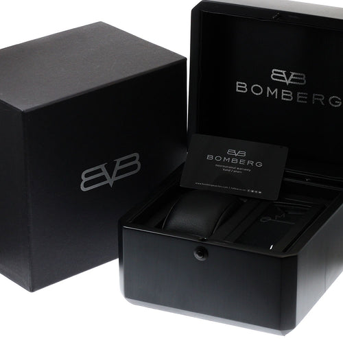 BOMBERG RS45CHPBA.5.3 1968 Chronograph Date Quartz Men's Watch Unused with Box and Warranty Card