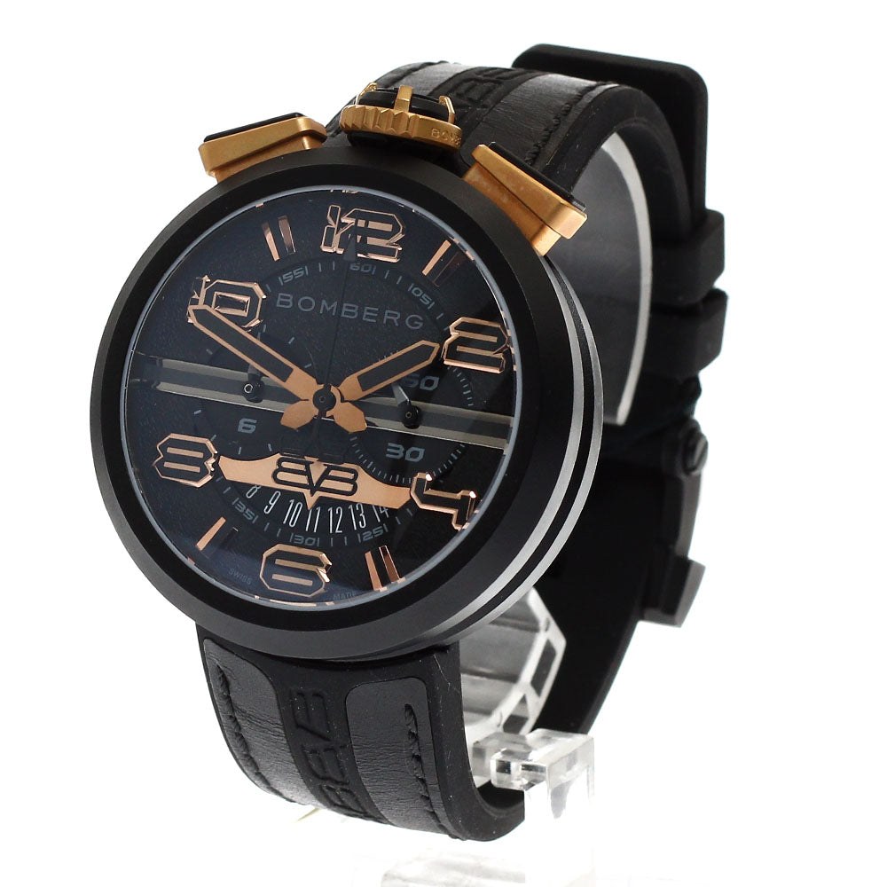 BOMBERG RS45CHPBA.5.3 1968 Chronograph Date Quartz Men's Watch Unused with Box and Warranty Card