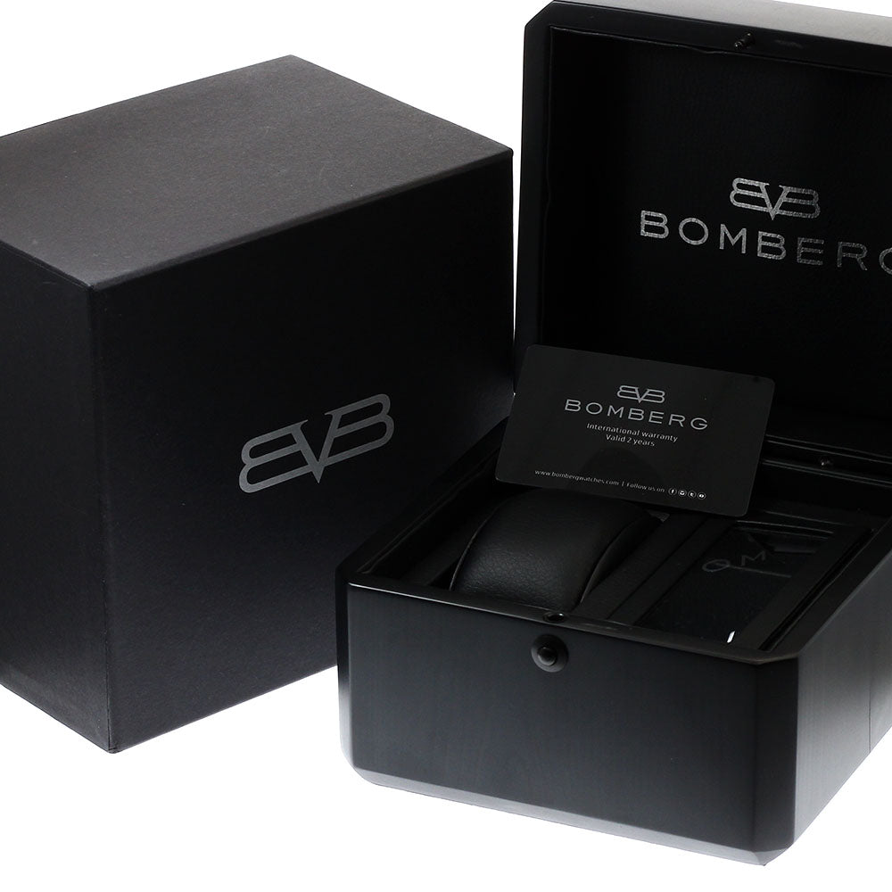 BOMBERG BS45APBA.045-5.3 BOLT-68 Black Matte Date Automatic Men's Watch Unused with Box and Warranty.