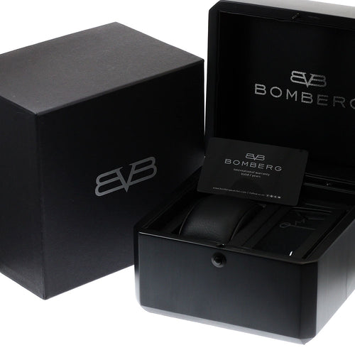 BOMBERG BS45APBA.045-5.3 BOLT-68 Black Matte Date Automatic Men's Watch Unused with Box and Warranty.
