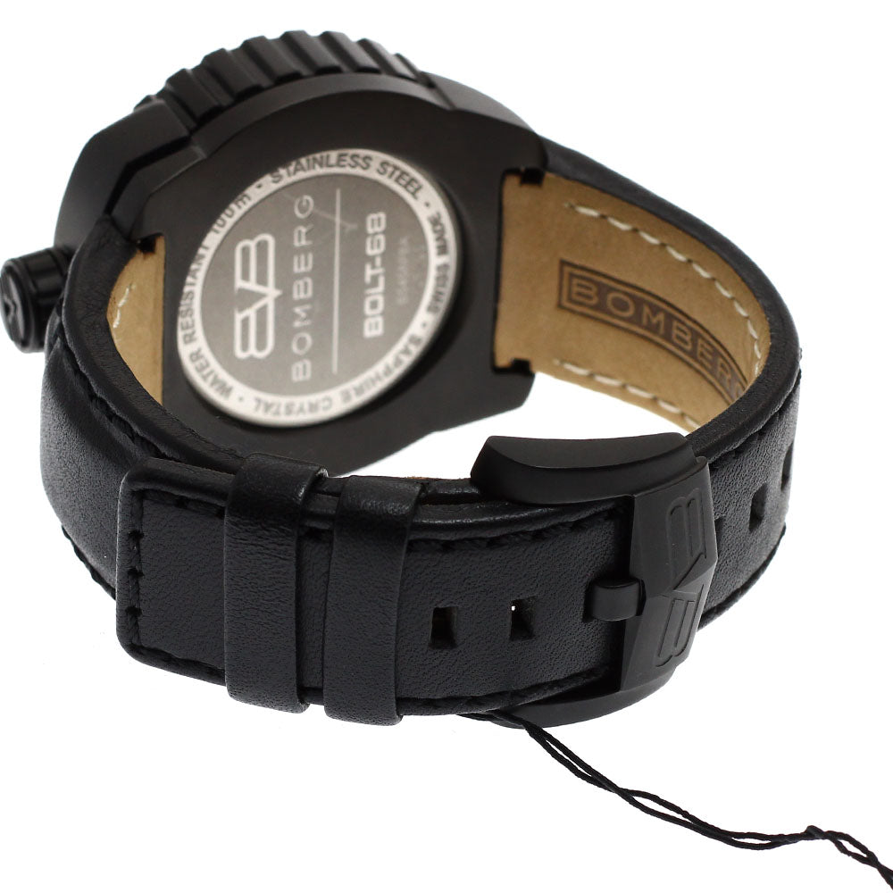 BOMBERG BS45APBA.045-5.3 BOLT-68 Black Matte Date Automatic Men's Watch Unused with Box and Warranty.