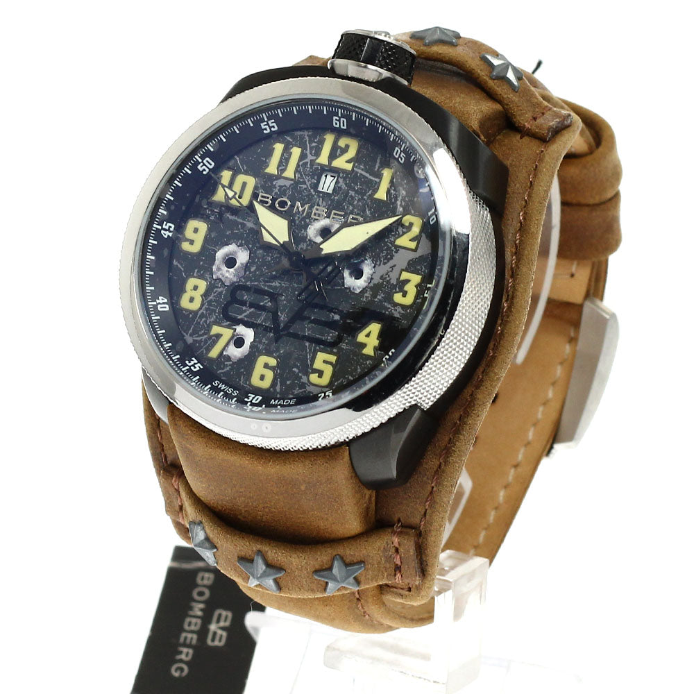 BOMBERG BS45H3SP.VPI-1.3 BOLT-68 Pilot Vintage Date Quartz Men's Watch (with box and warranty)