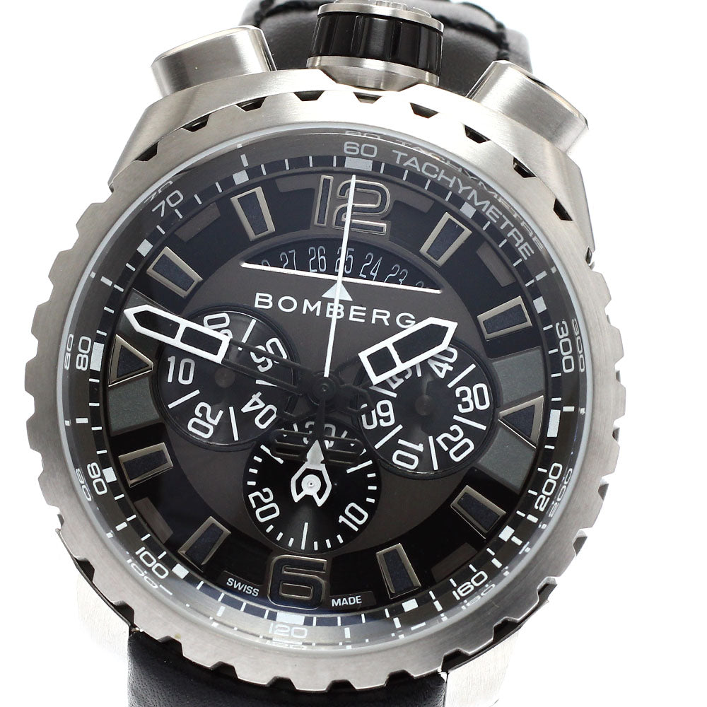 BOMBERG BS45CHSS.050-8.3 BOLT-68 Chronograph Date Quartz Men's Watch Unused with Box and Warranty.