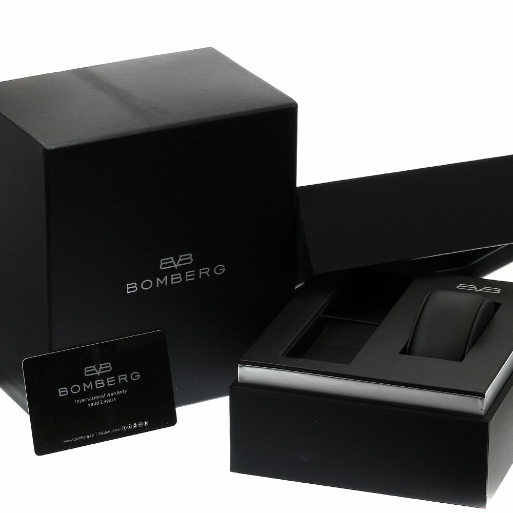 BOMBERG RS45CHPBA.22.3 1968 Chronograph Date Quartz Men's Watch Unused with Box and Warranty Card