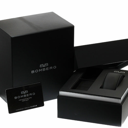 BOMBERG RS45CHPBA.22.3 1968 Chronograph Date Quartz Men's Watch Unused with Box and Warranty Card