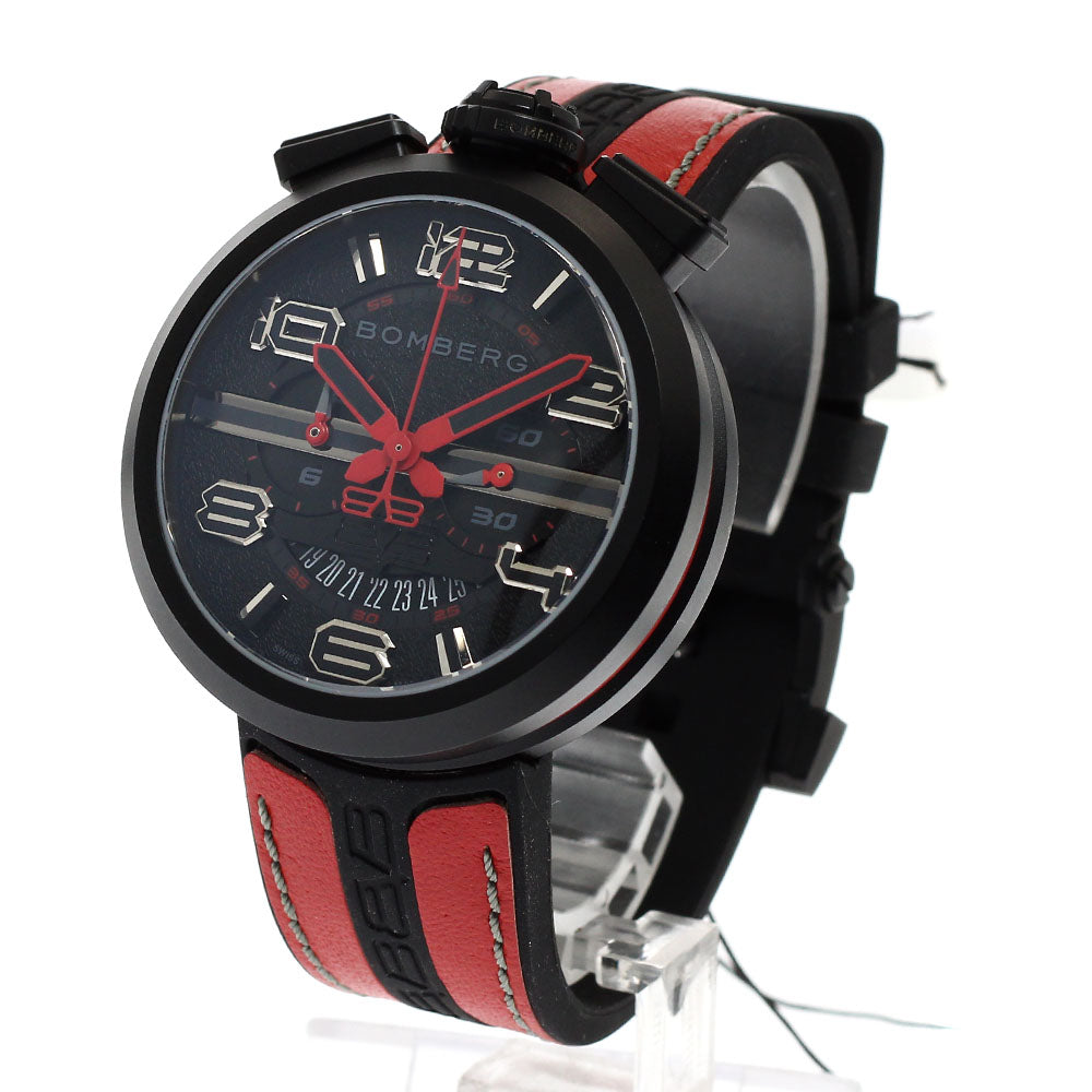 BOMBERG RS45CHPBA.22.3 1968 Chronograph Date Quartz Men's Watch Unused with Box and Warranty Card