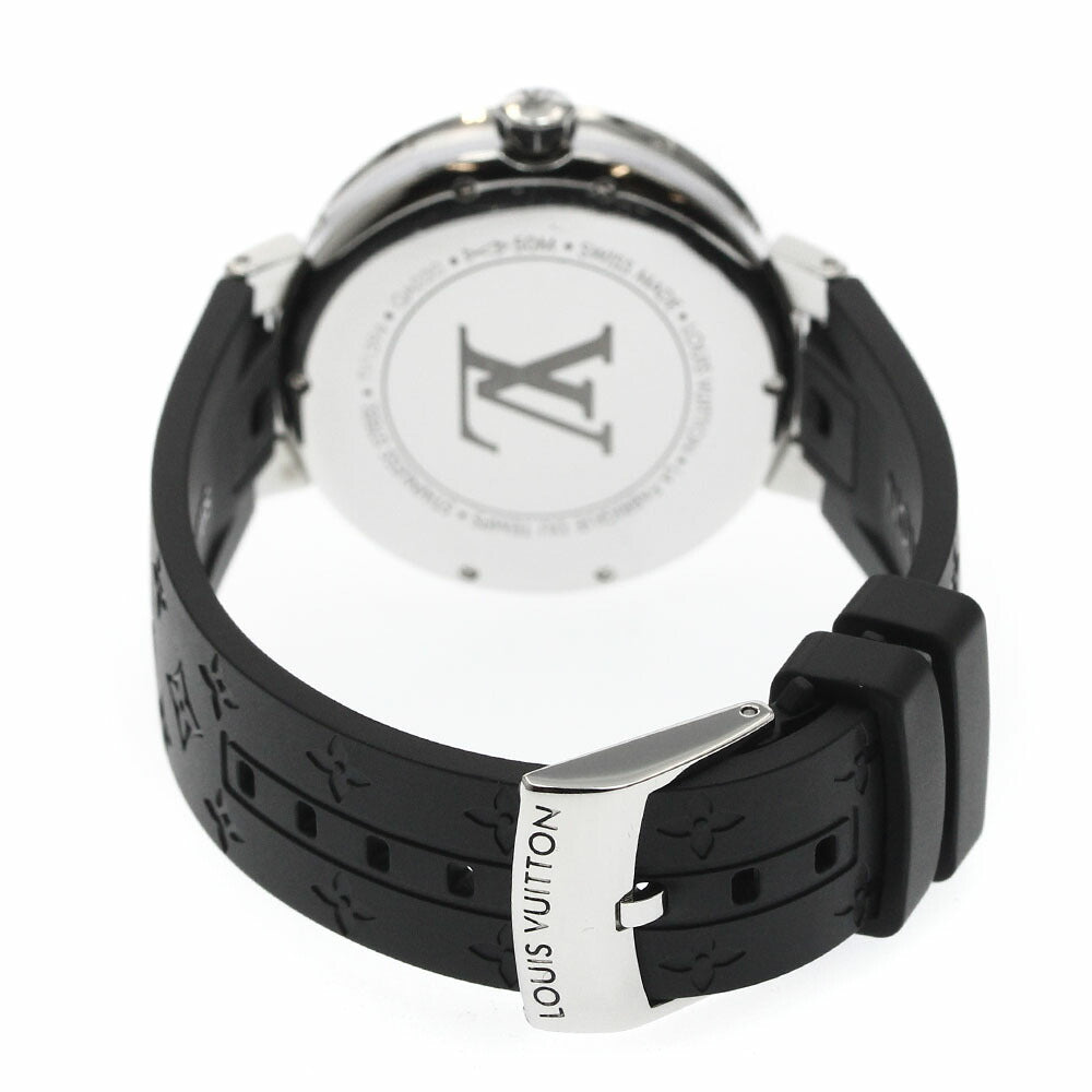 LOUIS VUITTON QA020 Tambour Moon Divine Quartz Women's Watch Excellent Condition with Box