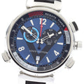 LOUIS VUITTON Q102D Tambour Regatta Chronograph Alarm Quartz Men's Watch with Warranty