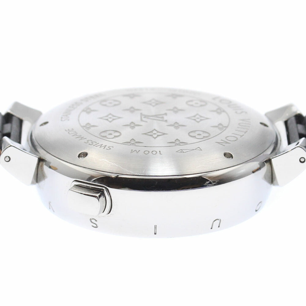 LOUIS VUITTON Q102D Tambour Regatta Chronograph Alarm Quartz Men's Watch with Warranty