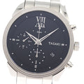 TASAKI WAC-0073 Odessa Chronograph Power Reserve Automatic Men's Watch Excellent Condition with Box