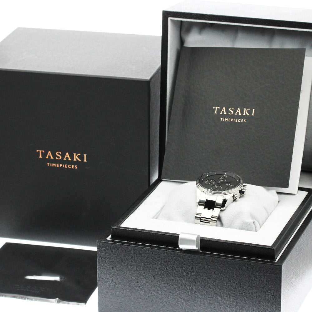 TASAKI WAC-0073 Odessa Chronograph Power Reserve Automatic Men's Watch Excellent Condition with Box