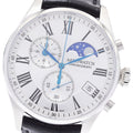 AEROWATCH A78990 Chronograph Moon Phase Quartz Men's Watch Excellent Condition with Box and Warranty Card