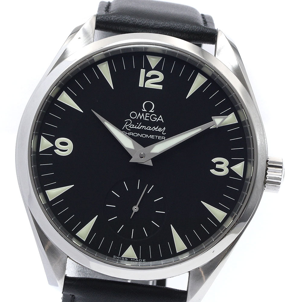 OMEGA 2806.52.37 Seamaster Railmaster Chronometer Manual Winding Men's Watch - Excellent Condition