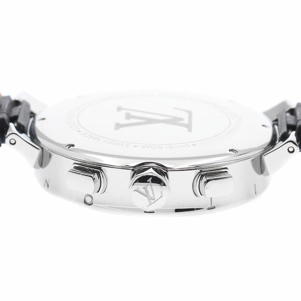 LOUIS VUITTON QA034 Tambour Moonstar Chronograph Quartz Men's Watch