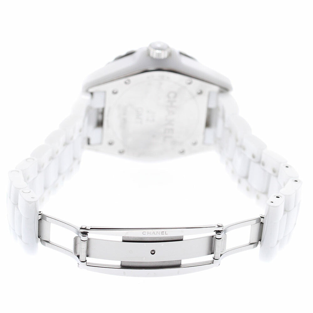 CHANEL H3103 J12 38mm GMT Automatic Men's Watch Excellent Condition with Warranty Card