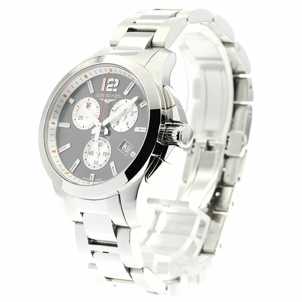 LONGINES L3.379.4 Conquest Chronograph Quartz Men's Watch - Excellent Condition