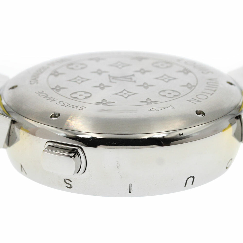 LOUIS VUITTON Q102D Tambour Regatta Chronograph Alarm Quartz Men's Watch with Box and Warranty Card
