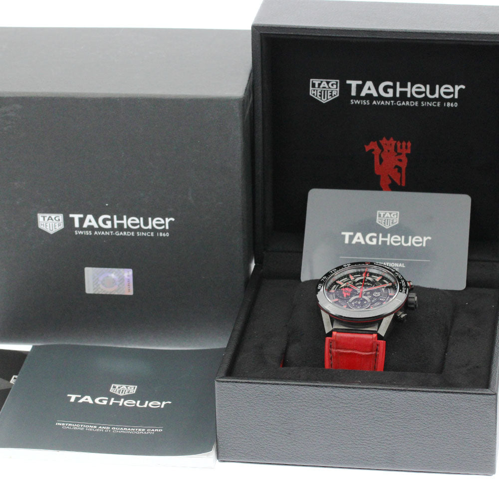 TAG Heuer Car2A1J Carrera Calibre Heuer 01 Manchester United Automatic Men's Watch (with box and warranty)