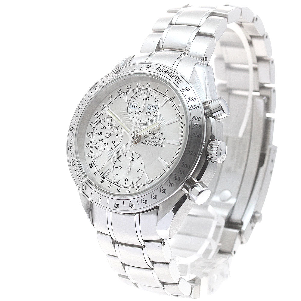 OMEGA 3221.30 Speedmaster Triple Calendar Chronograph Automatic Men's Watch with Warranty Card