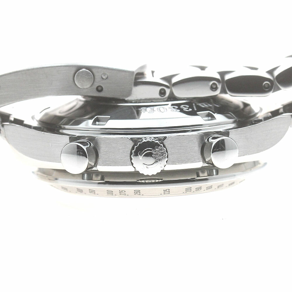 OMEGA 3221.30 Speedmaster Triple Calendar Chronograph Automatic Men's Watch with Warranty Card