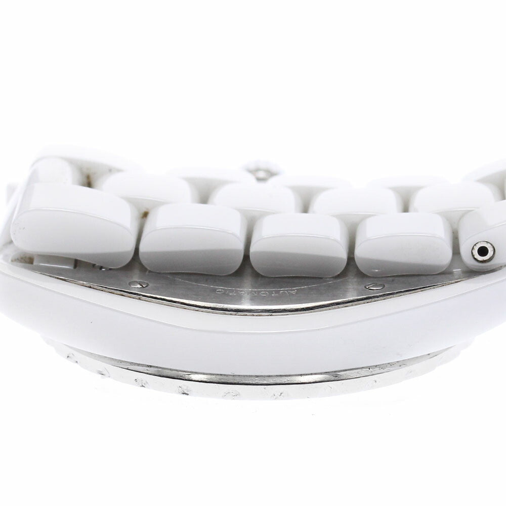CHANEL H2981 J12 White Ceramic Automatic Men's Watch with Warranty Card