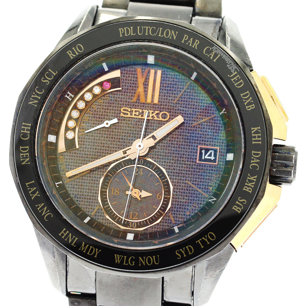 SEIKO SAGA115/8B54-0AJ0 Brightz Date Solar Radio-Controlled Men's Watch