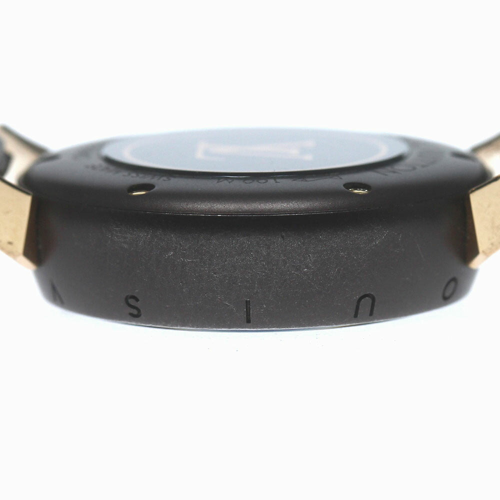 LOUIS VUITTON QA137 Tambour Slim Quartz Women's Watch with Box and Warranty Card