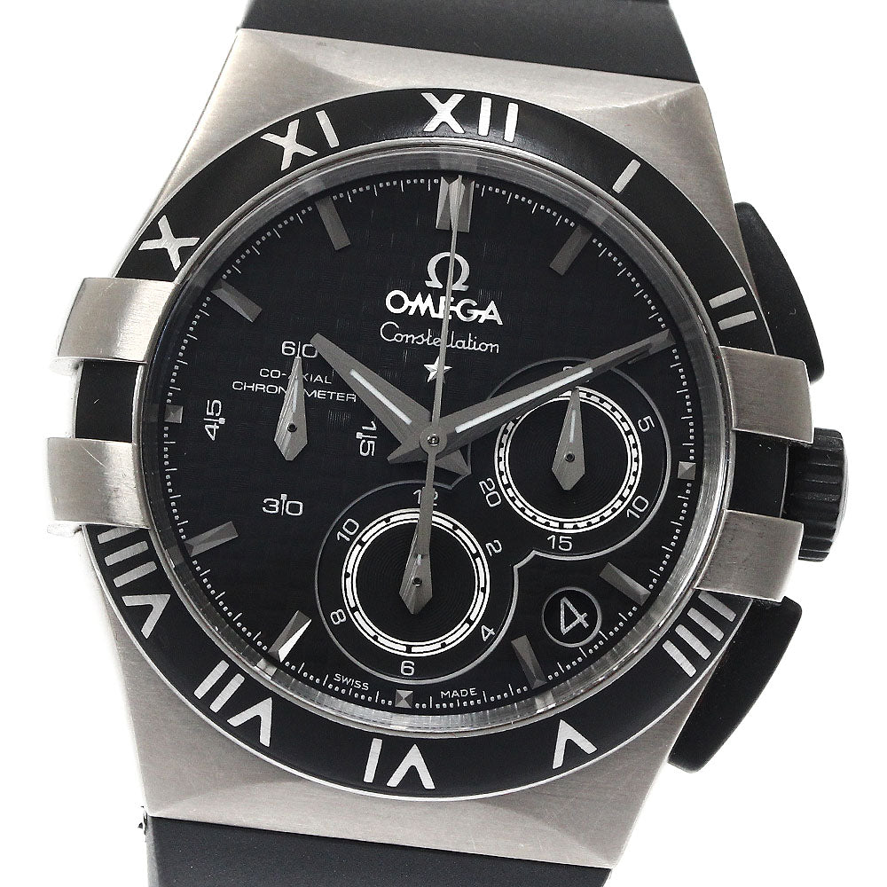 OMEGA 121.92.35.50.01.001 Constellation Double Eagle Chronograph Automatic Ladies Watch (with box and warranty)