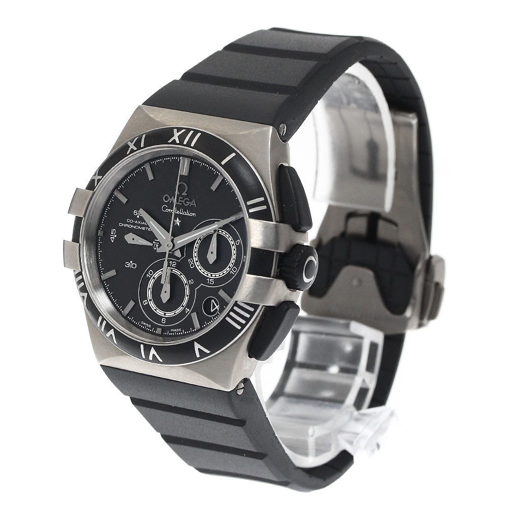 OMEGA 121.92.35.50.01.001 Constellation Double Eagle Chronograph Automatic Ladies Watch (with box and warranty)