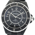 CHANEL H3131 J12 Matte Black Ceramic 42mm Automatic Men's Watch with Warranty Card