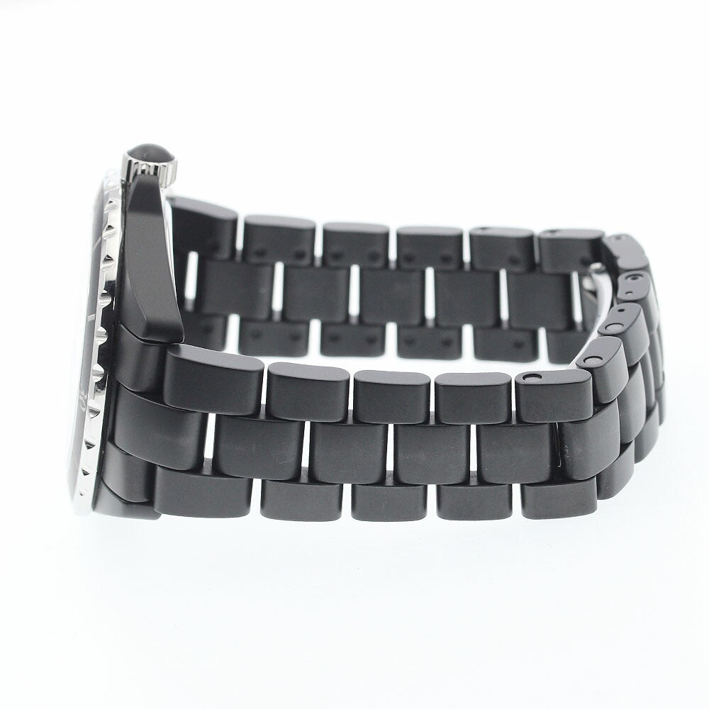 CHANEL H3131 J12 Matte Black Ceramic 42mm Automatic Men's Watch with Warranty Card
