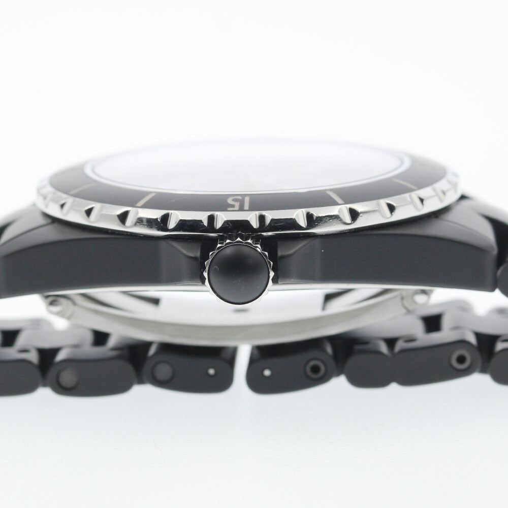 CHANEL H3131 J12 Matte Black Ceramic 42mm Automatic Men's Watch with Warranty Card