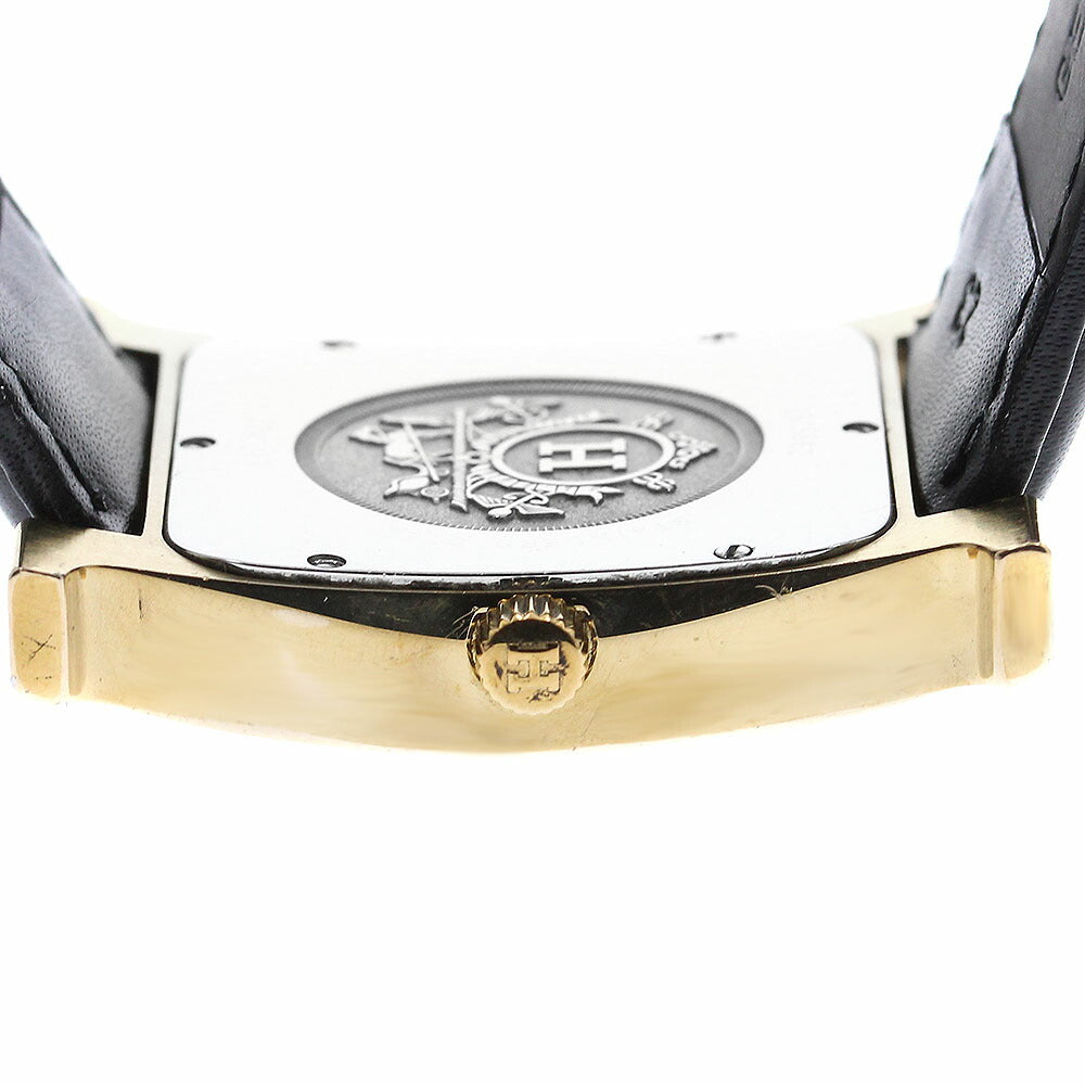 HERMES HH1.801 H-Watch Quartz Men's Watch with Box and Warranty Card