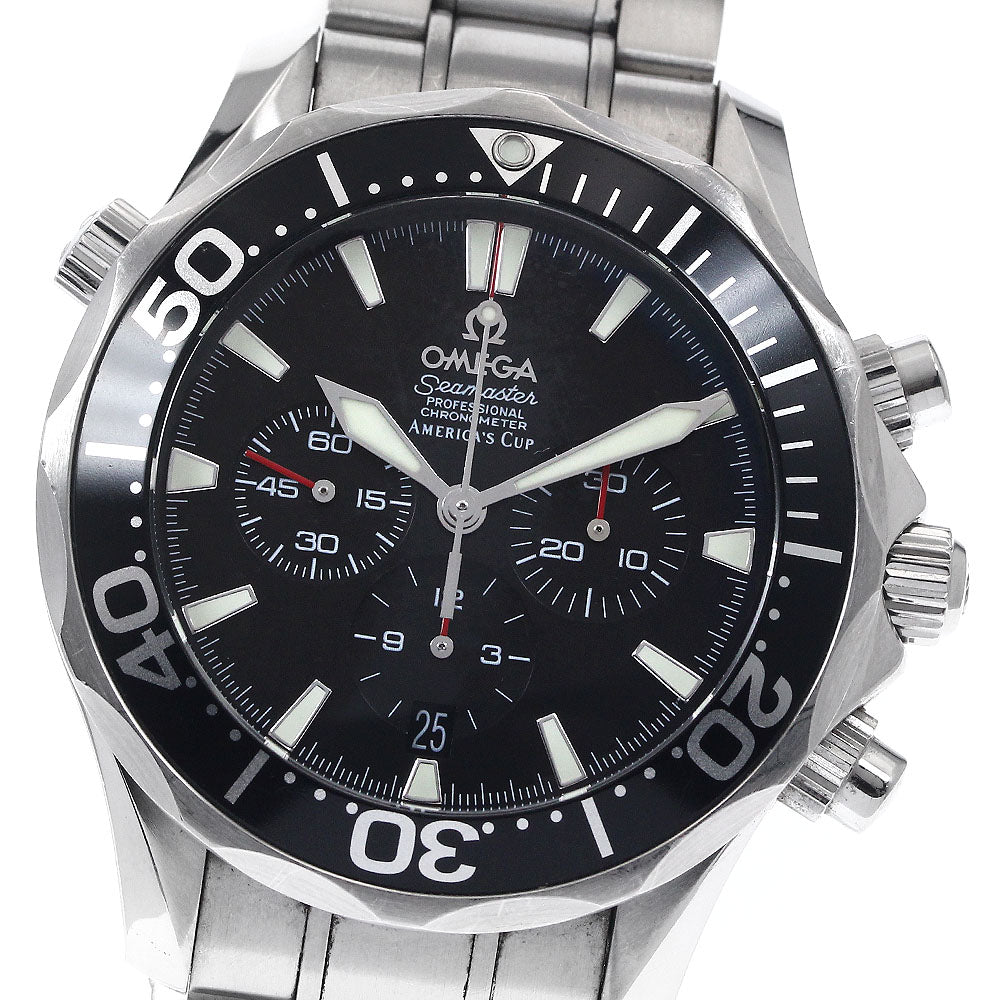 OMEGA 2594.50 Seamaster 300 Chronograph Date Automatic Men's Watch with Warranty
