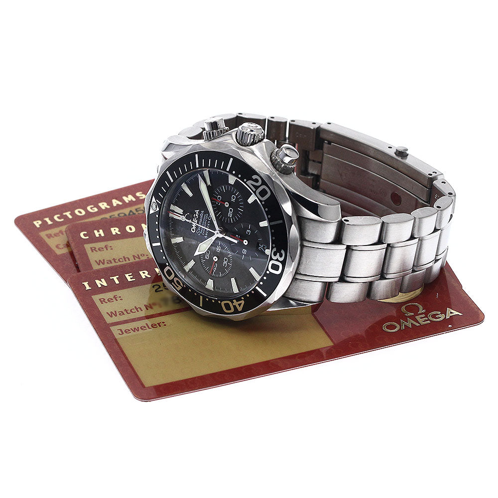OMEGA 2594.50 Seamaster 300 Chronograph Date Automatic Men's Watch with Warranty